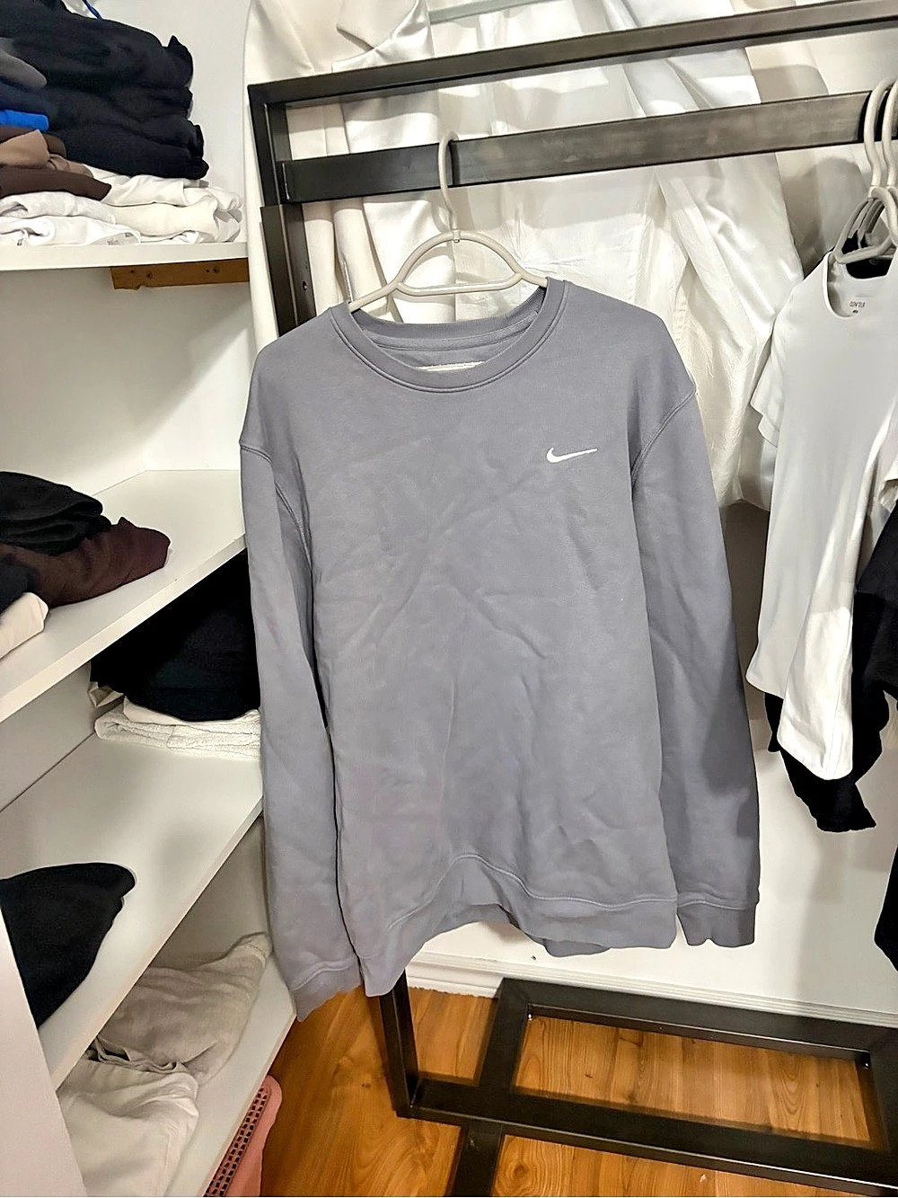 Nike Sportswear Club Fleece Crewneck Sweatshirt Gray